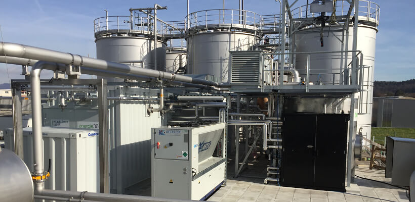 Biogasanlage Niedergösgen innen